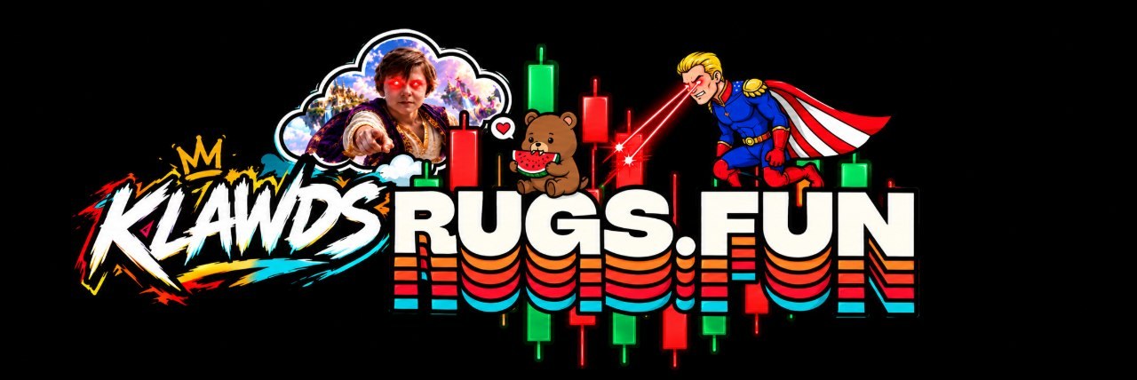 Klawd x Rugs.fun leaderboard